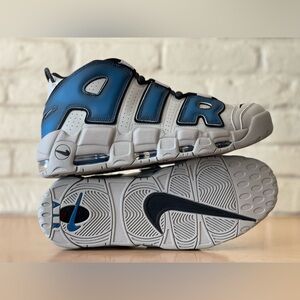 Nike Air More Uptempo '96 Industrial Blue Basketball Shoes FD5573-001 Men Sz 13